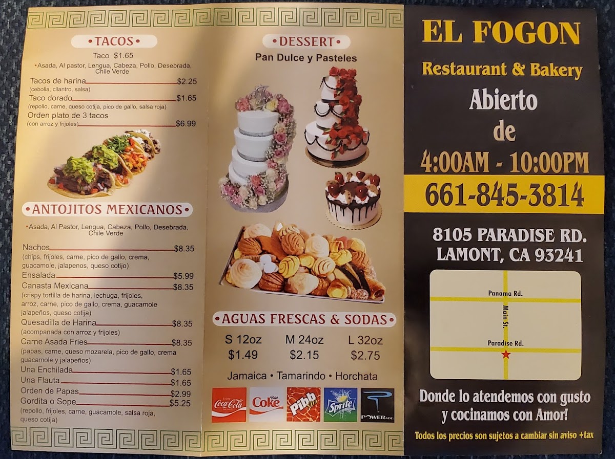 El Fogon Lamont Menu - Image 4